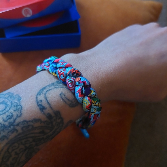 Exclusive One Of A Kind Comicbook Themed Rastaclat Bracelet - Picture 2 of 8